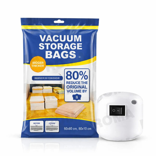 Kit de Bolsas al Vacío con Succionador Eléctrico
